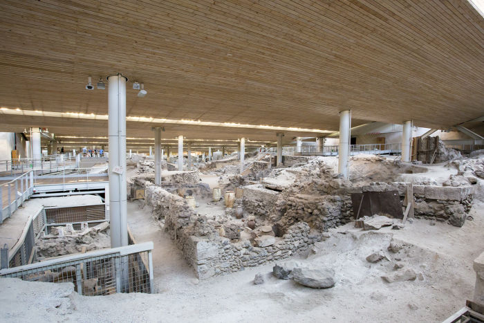 Akrotiri excavations - Santorini